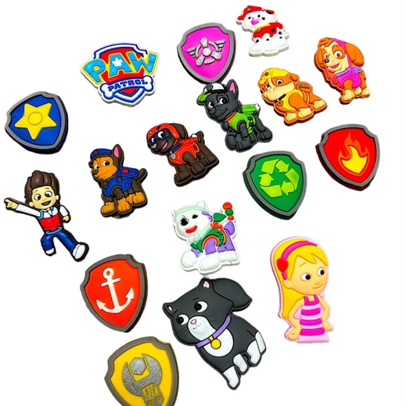 Paw Patrol Other - NEW 17 piece Paw Patrol Jibbitz